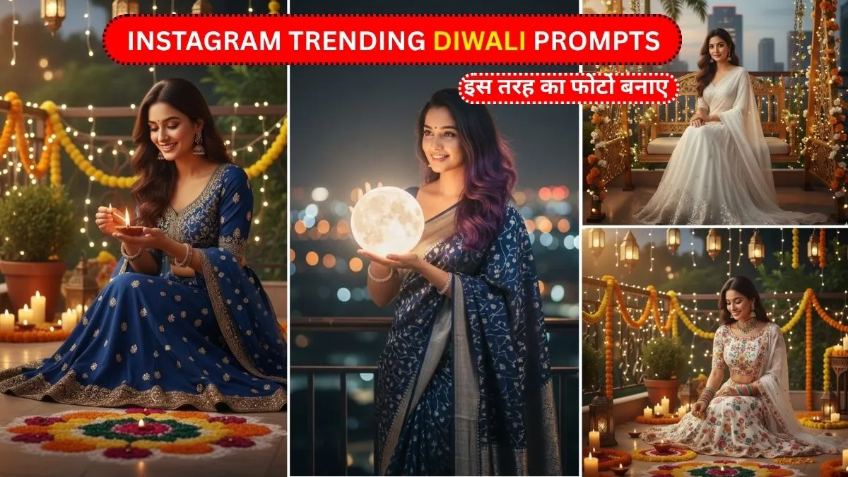Gemini AI Diwali Prompts: Ultra-Realistic 4K Photo Editing Ideas for Women | Trending AI Saree & Lehenga Portraits
