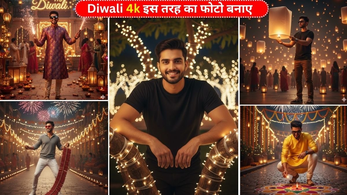 10 Magical Diwali Gemini AI Prompts 2025 – Create Realistic Festive Photos & Portraits