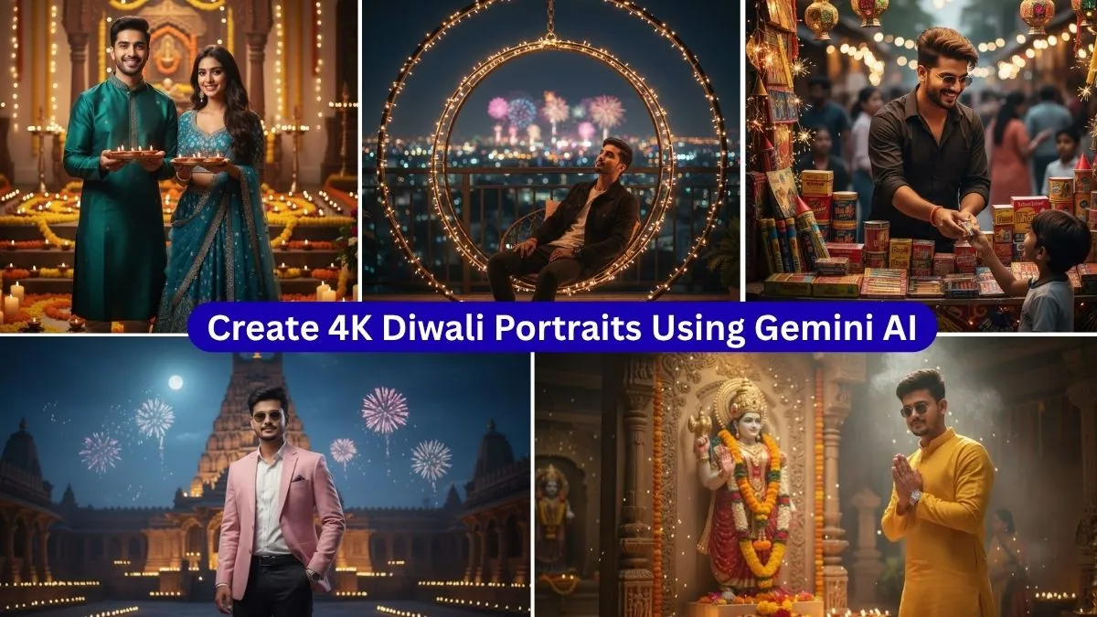 Top 15+ Gemini Prompts for Boys – Create 4K Diwali Portraits Using Gemini AI